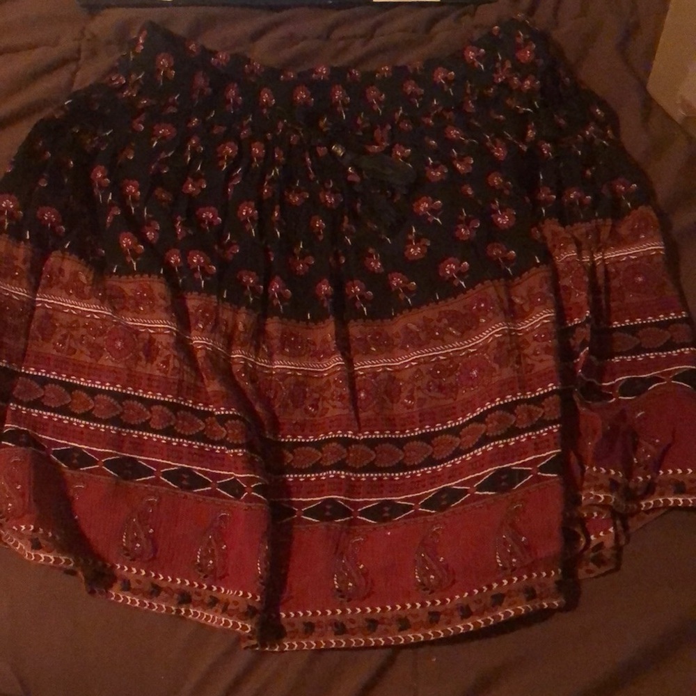 Aztec patterned skirt